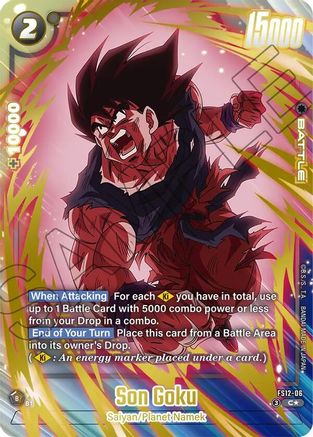 Image of Son Goku - FS12-06 (Gold) (FS12-06) - Starter Deck EX The Beat of Ki Holofoil
