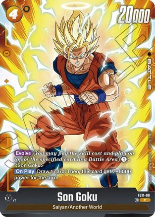 Image of Son Goku - FS11-06 (FS11-06) - Starter Deck EX The Phase of Evolution Holofoil
