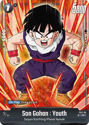 Image of Son Gohan : Youth - FS12-08 (FS12-08) - Starter Deck EX The Beat of Ki Holofoil