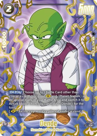 Image of Dende (Gold) (FS12-10) - Starter Deck EX The Beat of Ki Holofoil