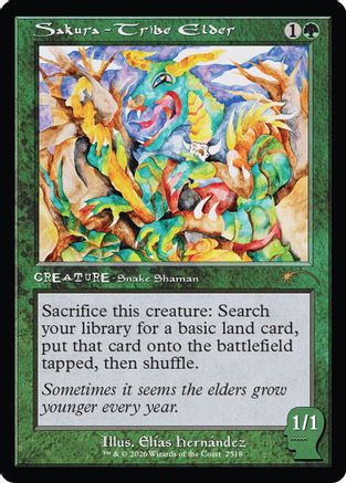 Image of Sakura-Tribe Elder (2518) (SLD-2518) - Secret Lair Drop Series