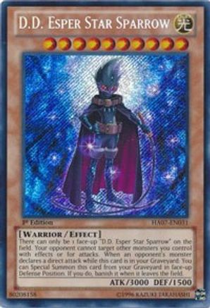 Image of D.D. Esper Star Sparrow (HA07-EN031) - Hidden Arsenal 7: Knight of Stars 1st Edition