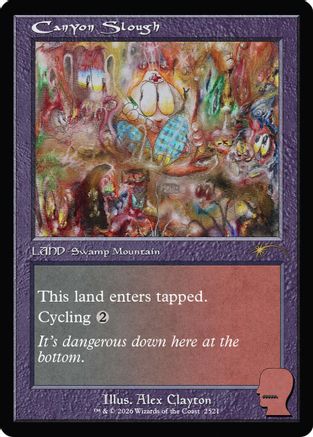 Image of Canyon Slough (SLD-2521) - Secret Lair Drop Series Foil