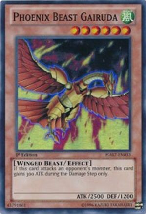 Image of Phoenix Beast Gairuda (HA07-EN033) - Hidden Arsenal 7: Knight of Stars Unlimited