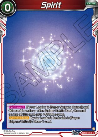 Image of Spirit (BT30-015) - Three Glorious Fighters Foil