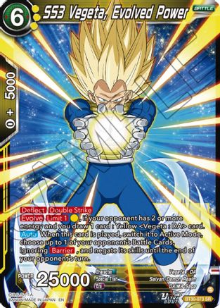 Image of SS3 Vegeta, Evolved Power (BT30-073) - Three Glorious Fighters Foil