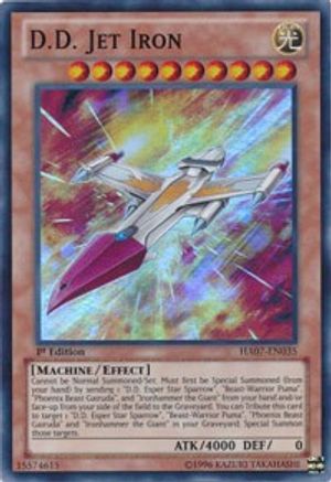 Image of D.D. Jet Iron (HA07-EN035) - Hidden Arsenal 7: Knight of Stars 1st Edition