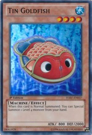 Image of Tin Goldfish (HA07-EN037) - Hidden Arsenal 7: Knight of Stars 1st Edition