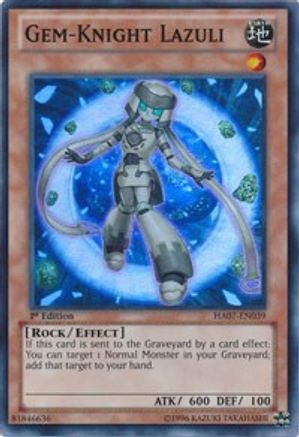 Image of Gem-Knight Lazuli (HA07-EN039) - Hidden Arsenal 7: Knight of Stars 1st Edition