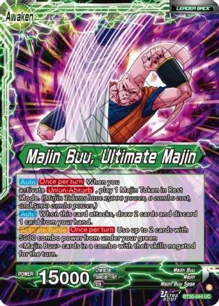 Image of Majin Buu // Majin Buu, Ultimate Majin (BT30-044) - Three Glorious Fighters Foil