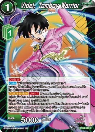 Image of Videl, Tomboy Warrior (BT30-046) - Three Glorious Fighters Foil