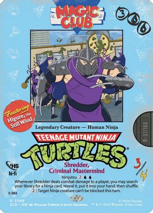 Image of Shredder, Criminal Mastermind - Higure, the Still Wind (SLD-2368) - Secret Lair Drop Series Foil