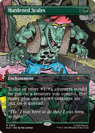 Image of Hardened Scales (SLD-2365) - Secret Lair Drop Series Foil