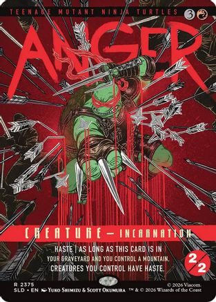 Image of Anger (2375) (SLD-2375) - Secret Lair Drop Series Foil