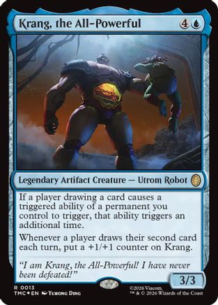 Image of Krang, the All-Powerful (Surge Foil) (TMC-013) - Commander: Teenage Mutant Ninja Turtles Foil