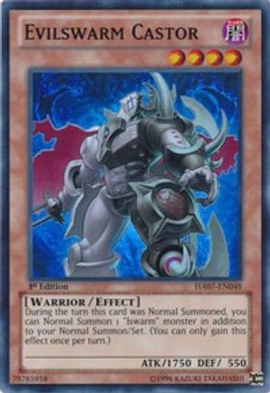 Image of Evilswarm Castor (HA07-EN048) - Hidden Arsenal 7: Knight of Stars 1st Edition