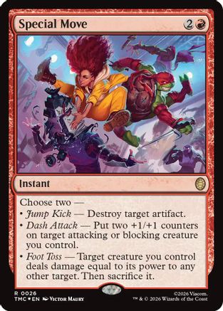 Image of Special Move (Surge Foil) (TMC-026) - Commander: Teenage Mutant Ninja Turtles Foil