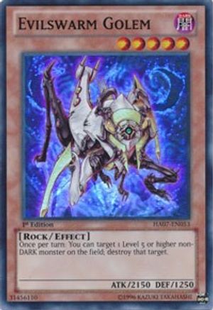 Image of Evilswarm Golem (HA07-EN053) - Hidden Arsenal 7: Knight of Stars 1st Edition