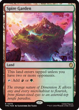 Image of Spire Garden (Surge Foil) (TMC-075) - Commander: Teenage Mutant Ninja Turtles Foil