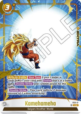 Image of Kamehameha (Gold) (FS11-17) - Starter Deck EX The Phase of Evolution Holofoil