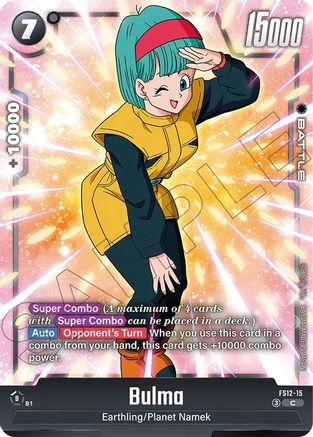 Image of Bulma - FS12-15 (FS12-15) - Starter Deck EX The Beat of Ki Holofoil