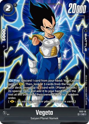 Image of Vegeta (FS12-16) - Starter Deck EX The Beat of Ki Holofoil