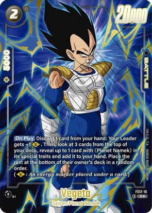 Image of Vegeta (Gold) (FS12-16) - Starter Deck EX The Beat of Ki Holofoil