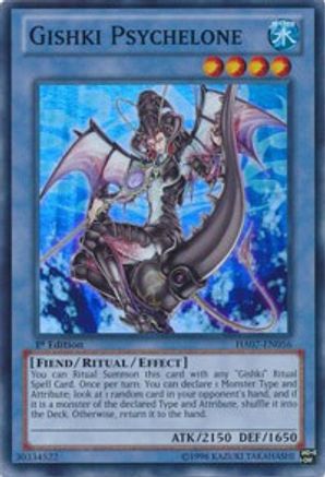 Image of Gishki Psychelone (HA07-EN056) - Hidden Arsenal 7: Knight of Stars Unlimited