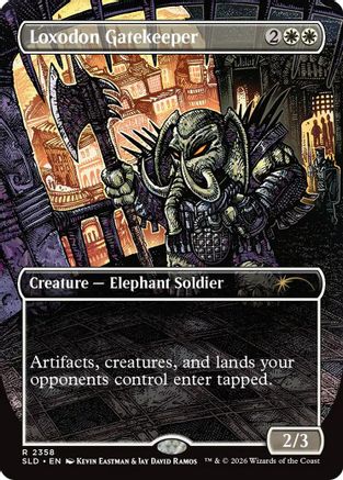 Image of Loxodon Gatekeeper (2358) (SLD-2358) - Secret Lair Drop Series Foil