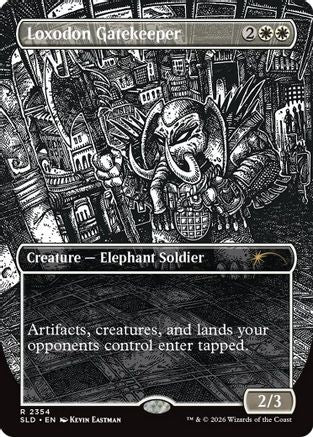 Image of Loxodon Gatekeeper (2354) (SLD-2354) - Secret Lair Drop Series