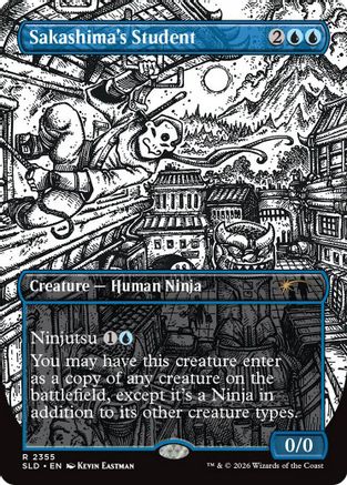 Image of Sakashima's Student (2355) (SLD-2355) - Secret Lair Drop Series Foil