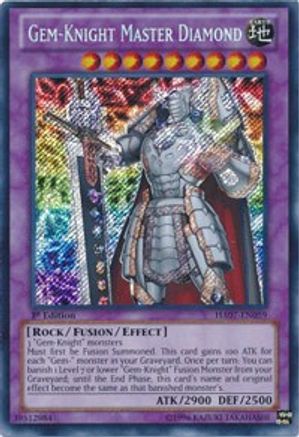 Image of Gem-Knight Master Diamond (HA07-EN059) - Hidden Arsenal 7: Knight of Stars Unlimited