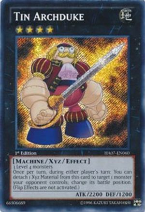 Image of Tin Archduke (HA07-EN060) - Hidden Arsenal 7: Knight of Stars 1st Edition