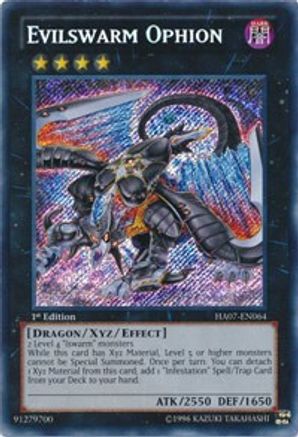 Image of Evilswarm Ophion (HA07-EN064) - Hidden Arsenal 7: Knight of Stars 1st Edition