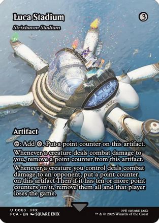Image of Luca Stadium - Strixhaven Stadium (Showcase) (FCA-063) - FINAL FANTASY: Through the Ages Foil