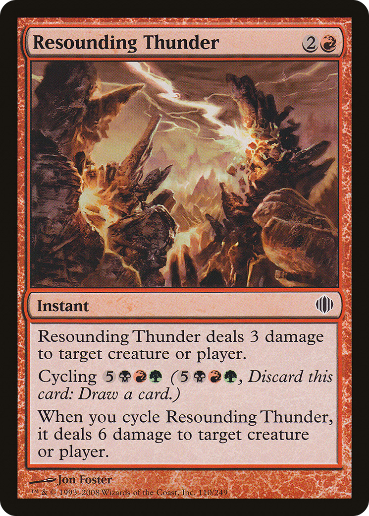 Image of Resounding Thunder (ALA-110) - Shards of Alara
