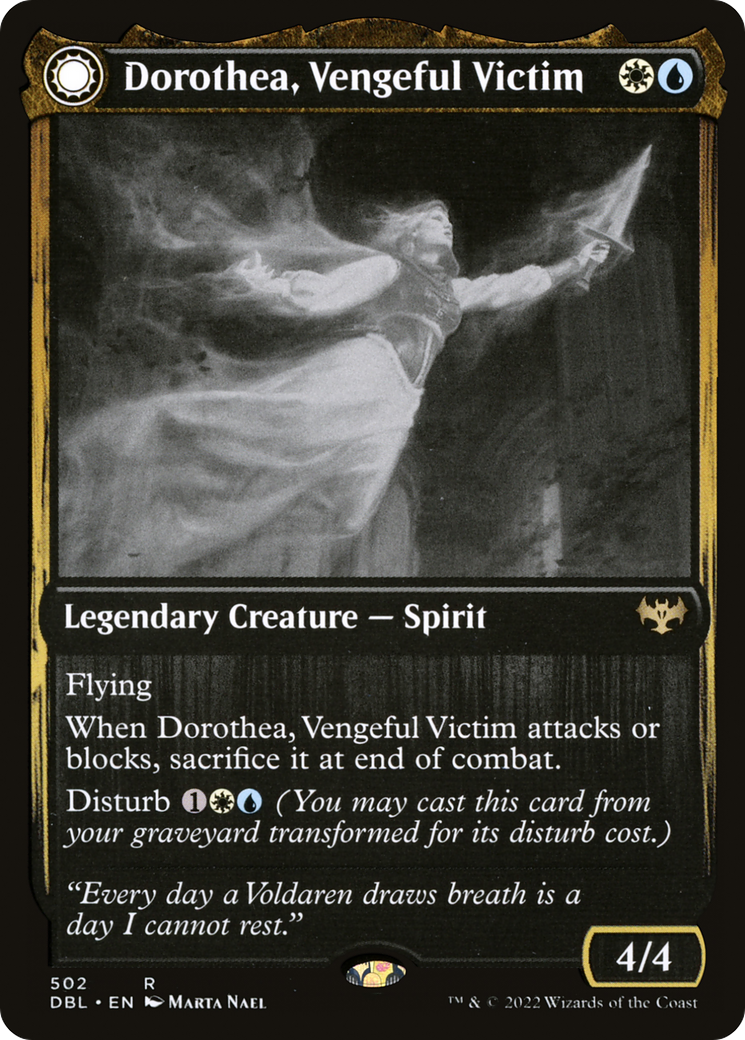 Image of Dorothea, Vengeful Victim (DBL-502) - Innistrad: Double Feature: (Double Faced Transform)