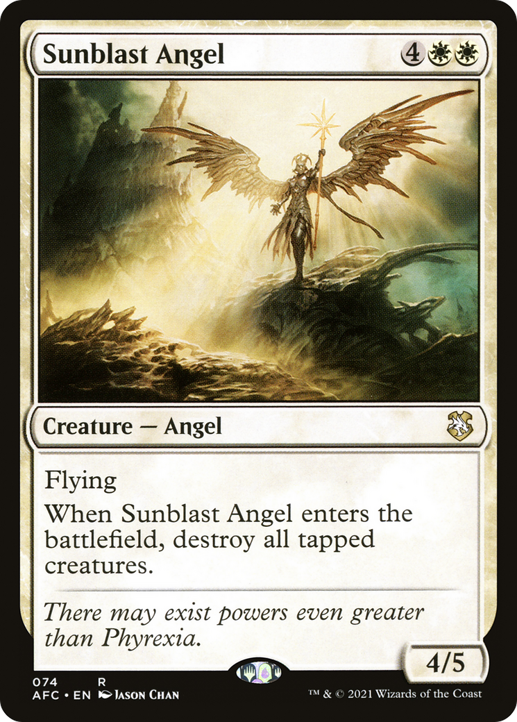 Image of Sunblast Angel (AFC-074) - Forgotten Realms Commander