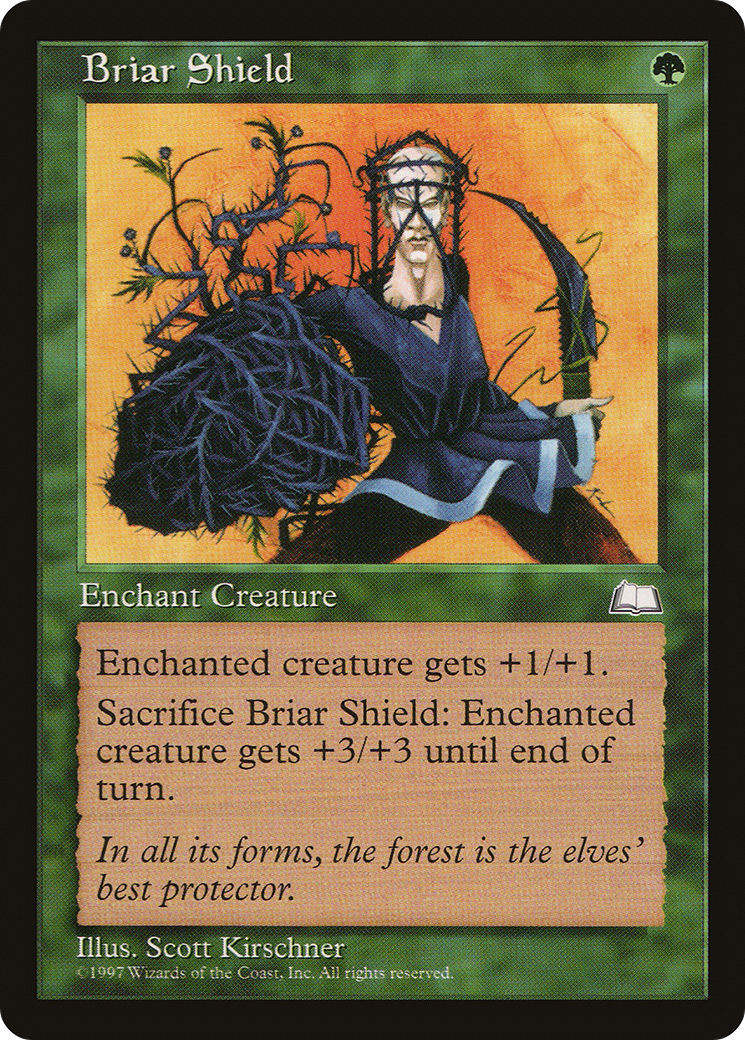 Image of Briar Shield (WTH-) - Weatherlight