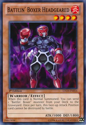 Image of Battlin' Boxer Headgeared (LTGY-EN016) - Lord of the Tachyon Galaxy Unlimited