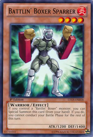 Image of Battlin' Boxer Sparrer (LTGY-EN018) - Lord of the Tachyon Galaxy 1st Edition