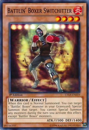 Image of Battlin' Boxer Switchitter (LTGY-EN019) - Lord of the Tachyon Galaxy Unlimited
