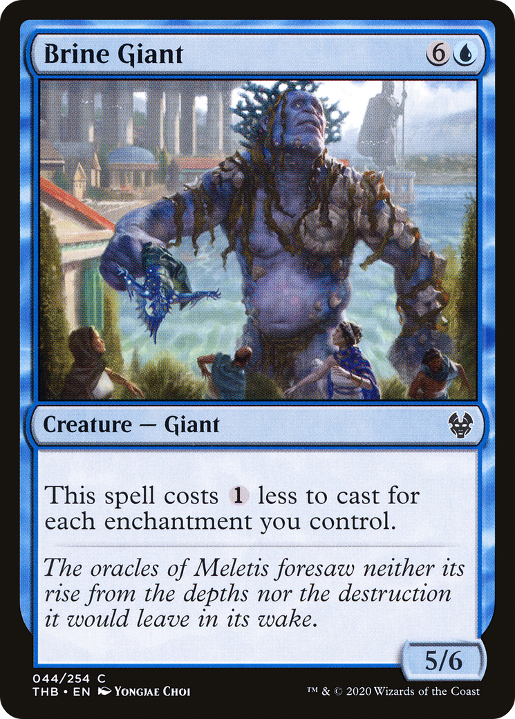 Image of Brine Giant (THB-044) - Theros Beyond Death Foil