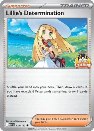Image of Lillie's Determination (Ultra Ball League) 119  - Holofoil League & Championship Cards - Uncommon