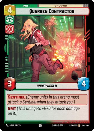 Image of Quarren Contractor (60/264) - A Lawless Time