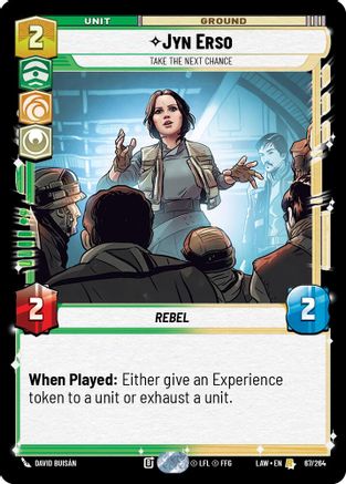 Image of Jyn Erso - Take the Next Chance (67/264) - A Lawless Time
