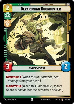 Image of Devaronian Doorbuster (70/264) - A Lawless Time