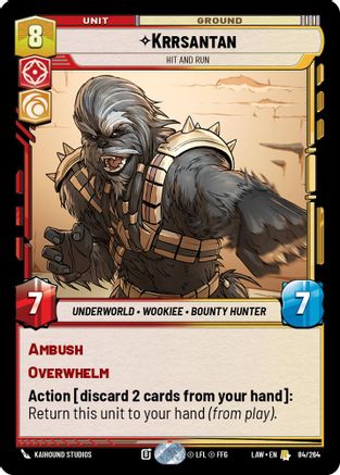 Image of Krrsantan - Hit and Run (84/264) - A Lawless Time