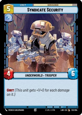 Image of Syndicate Security (123/264) - A Lawless Time
