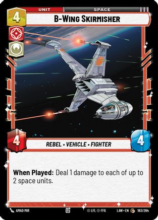 Image of B-Wing Skirmisher (183/264) - A Lawless Time